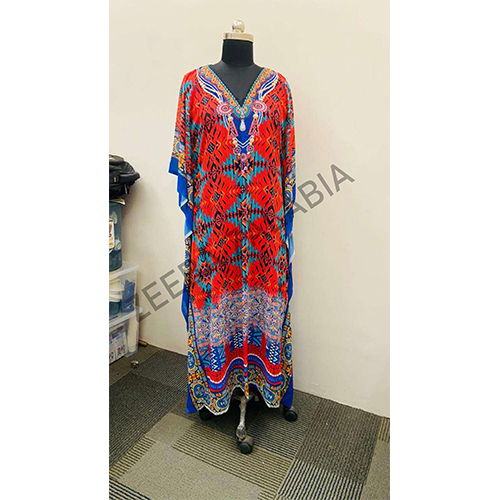 Georgette Kaftan - Color: Multi Color