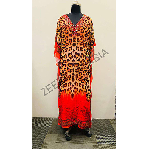 Georgette Kaftan - Color: Multi Color