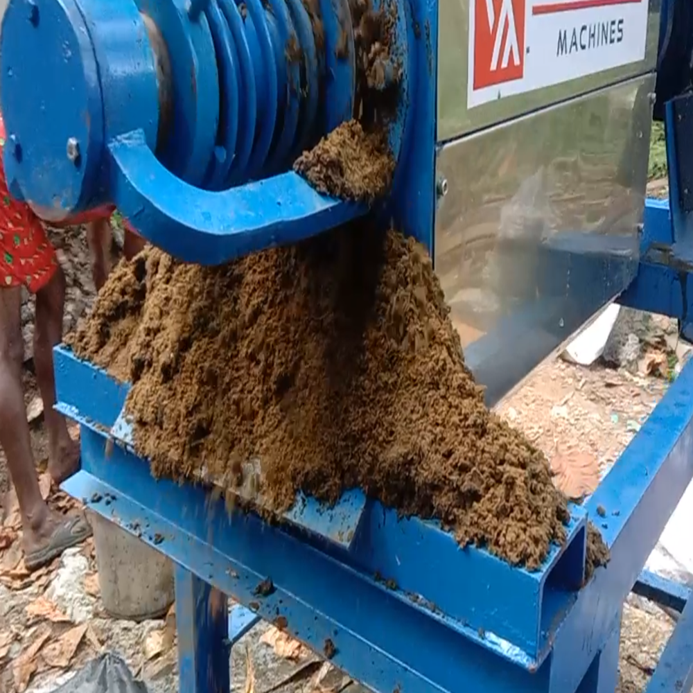 Single Phase Cow Dung  Dewatering Machine