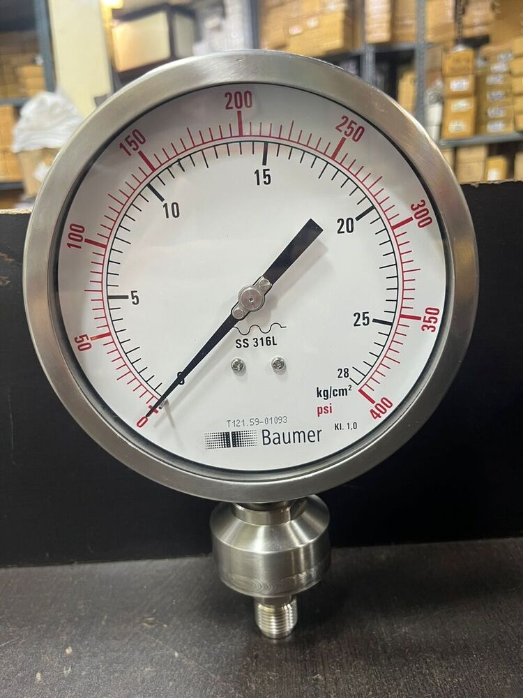 Alh2Dg Diaphragm Seal Gauge - Color: Silver