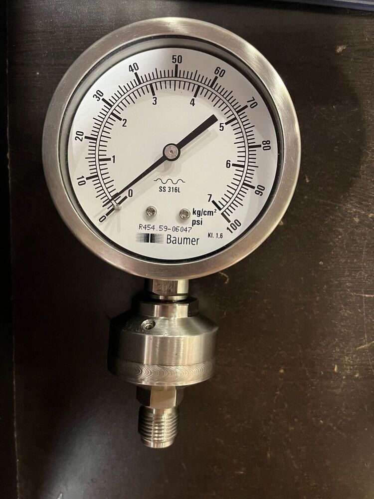 Bvf2Dg Diaphragm Seal Gauge - Color: Silver