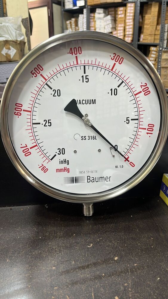 Alj2 Vaccume Gauge - Color: Silver