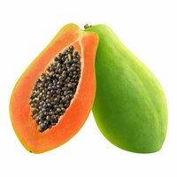 Fresh Papaya Fruit - Color: Green