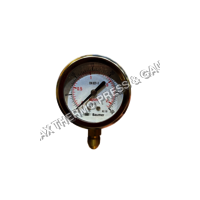 At3 Baumer Pressure Utility Gauge - Color: Silver