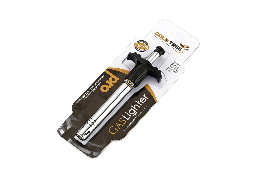 Smooth Spark Rust Proof SS Gas Lighter