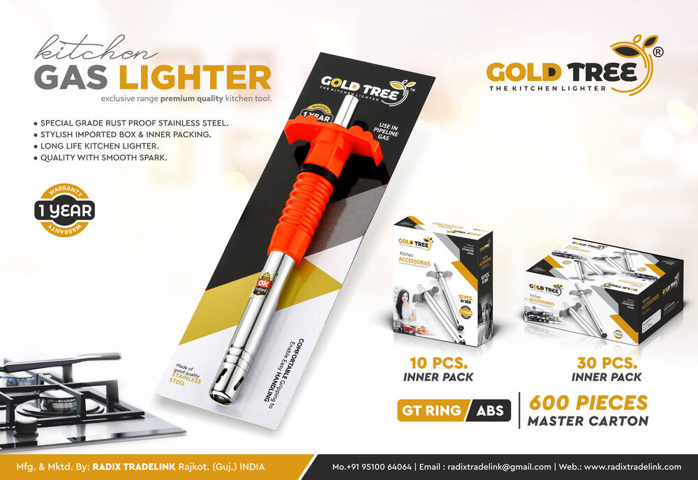 Smooth Spark Gas Lighter - Application: Kitchen