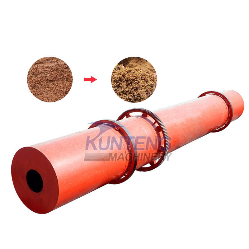 Industrial Be-er Waste Malt Dryer Machine Cassava Apple Grape Pomace Drying Machine Food Waste Rotary Dryer - Color: Customized