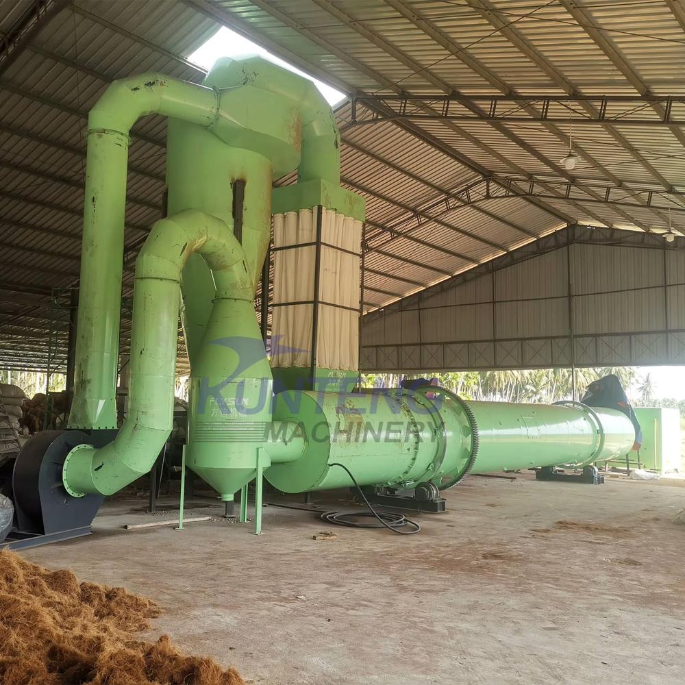 Industrial Be-er Waste Malt Dryer Machine Cassava apple Grape Pomace Drying Machine Food Waste Rotary Dryer