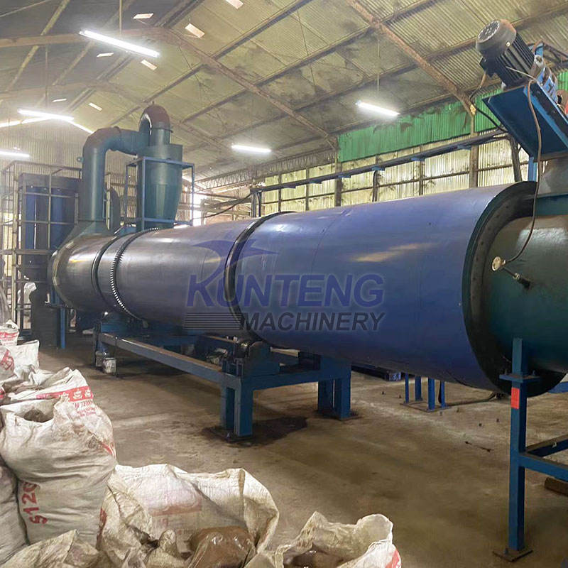 Industrial Be-er Waste Malt Dryer Machine Cassava Apple Grape Pomace Drying Machine Food Waste Rotary Dryer - Color: Customized