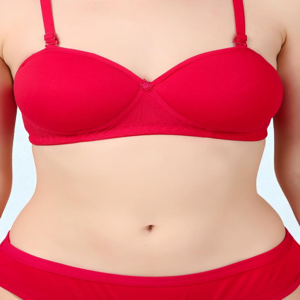 Half Cup Padded Bra - Color: Multicolour