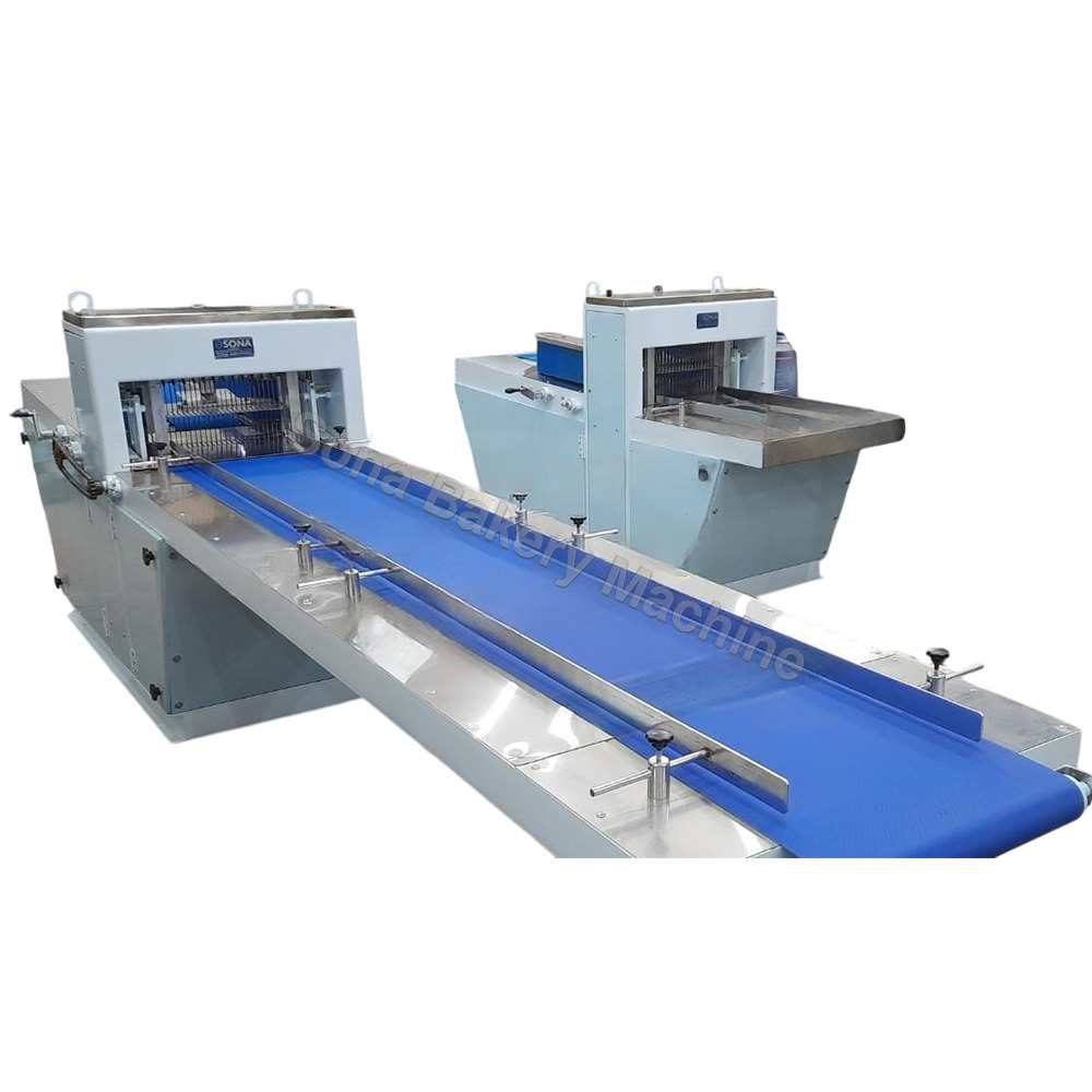 High Speed Bread Slicer With Long Conveyor