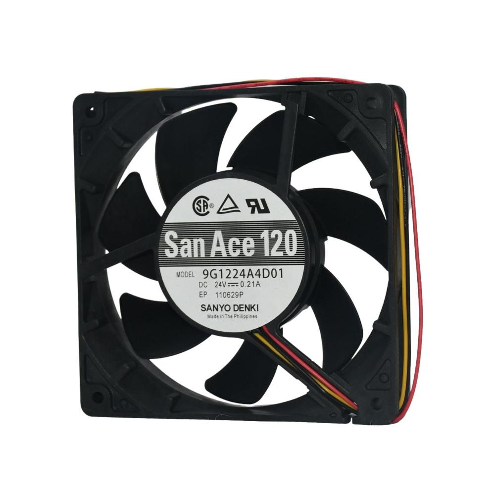 SANACE 9G1224A4D01 24V 0.10A 1225mm DC Industrial Inverter Fan Free Standing Plastic Blade Cooling Fan