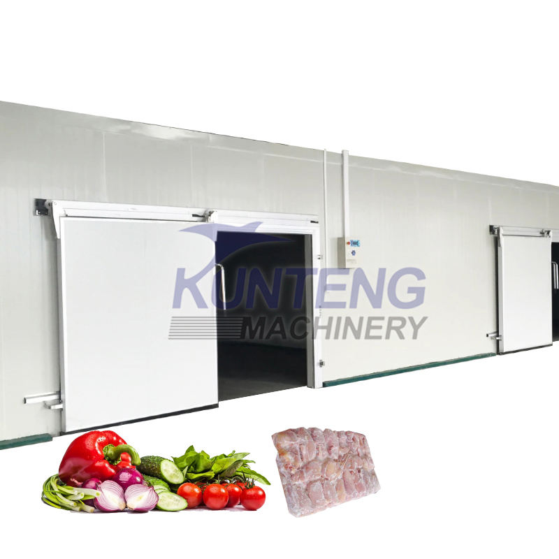 Wall Mounted Refrigeration Unit Freezer Cold Storage Room Walk In Cooler And Freezer Warehouse Equipment Fruit And Vegetable Freezer - Color: Customized