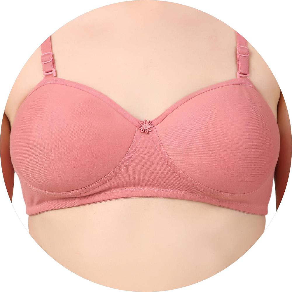 Fancy Half Cup Bra Panty Set - Bra Design: Padded
