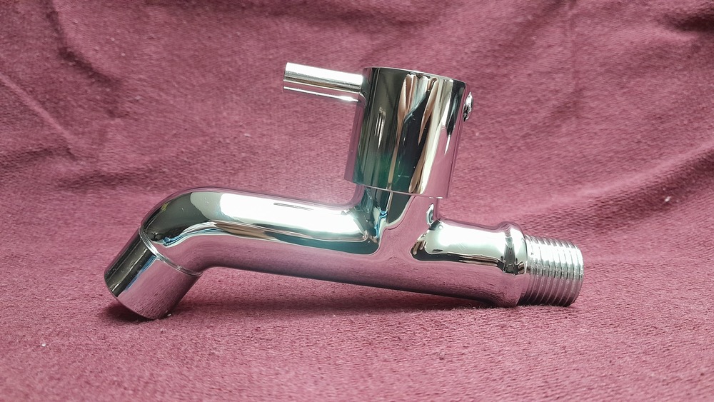 Brass Long Body Bib Cock