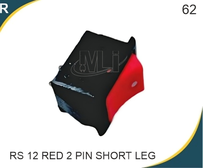 Rocker switch 2 pin short leg