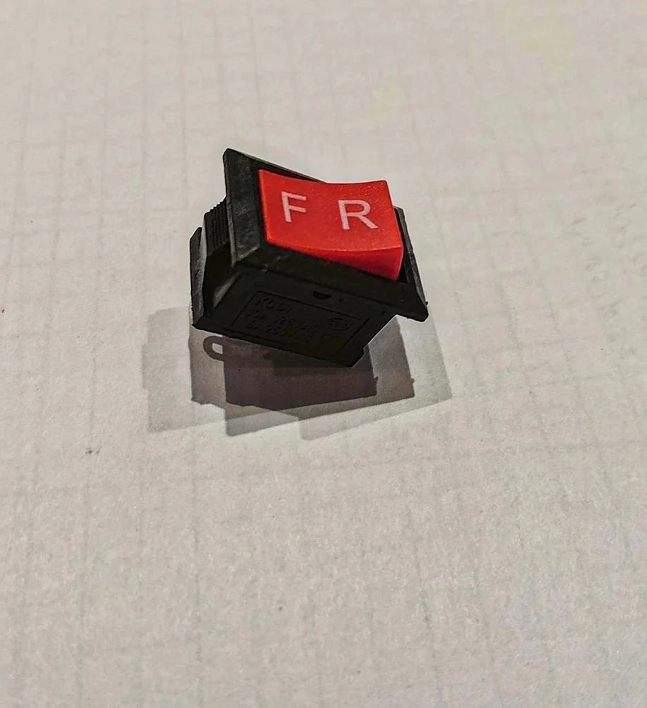 Rocker switch 2 pin FR Printed