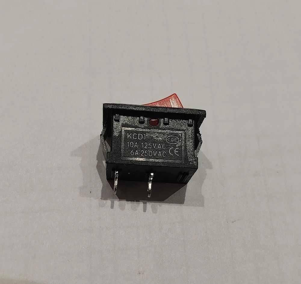 Rocker switch 2 pin FR Printed