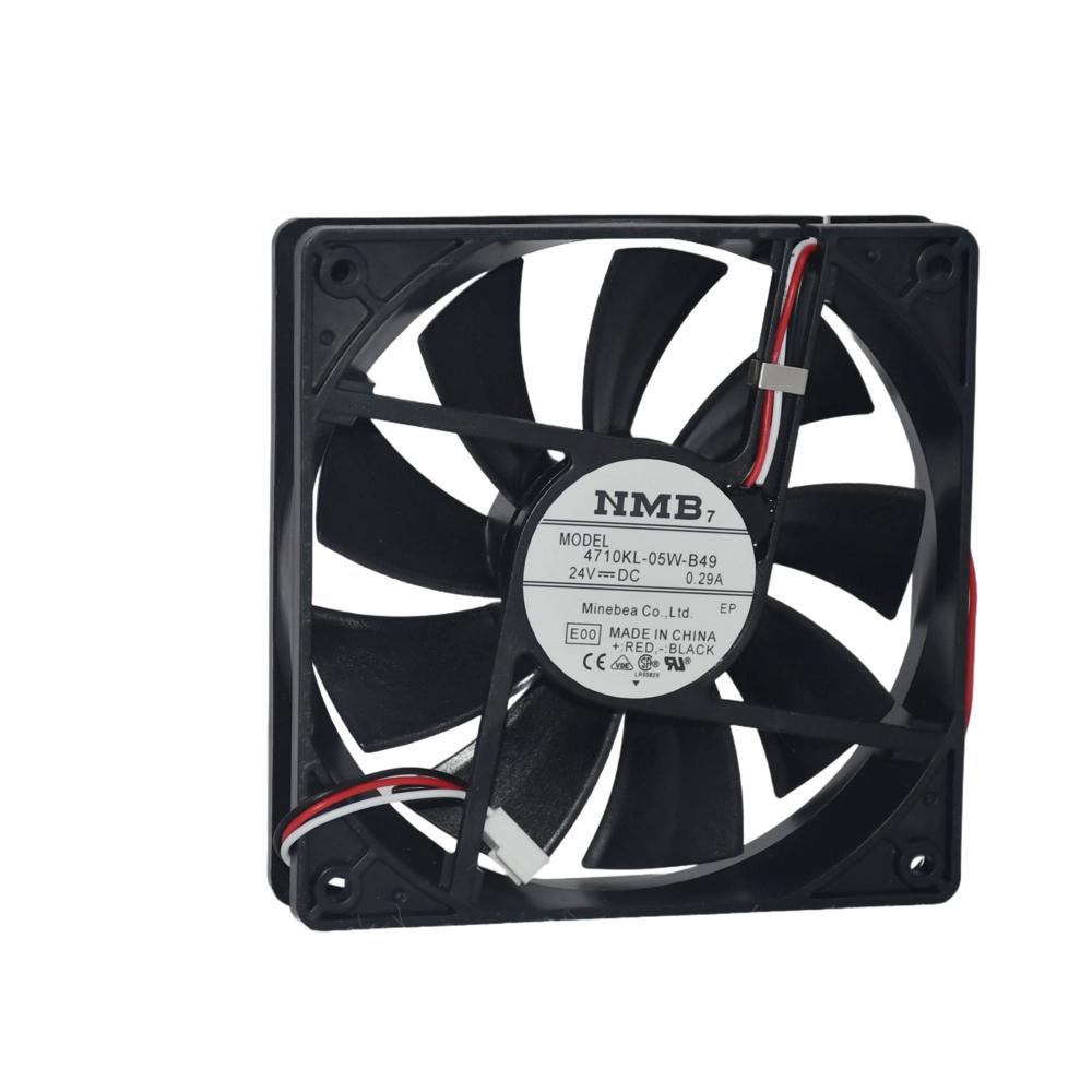 NMB MAT 4710KL-05W-B49 24V DC 0.29A 12025mm Industrial Inverter Fan Axial Flow Ball Bearing Cooling Fan