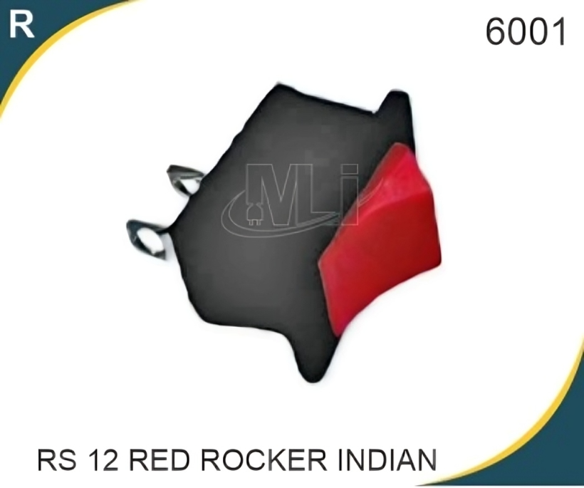 Rocker switch 2 pin red indian