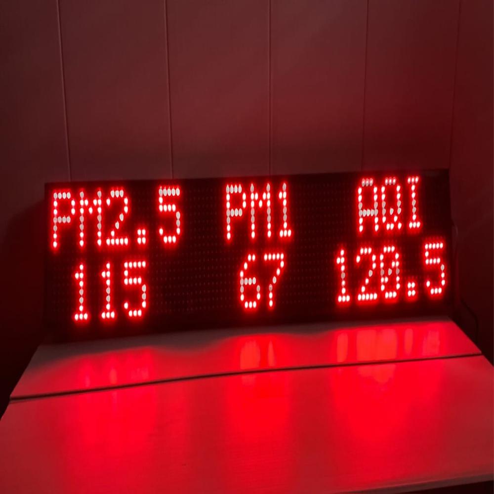 Air Quality Display ( 7"x52"x2.5" Inch ) - Frequency: 50-60 Hertz (Hz)