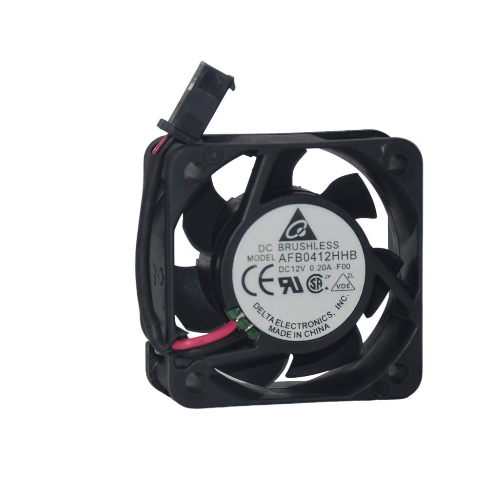 Delta AFB0412HHB 12V DC 0.2A 4015mm Industrial Inverter Fan 3000rpm Double Ball Bearing Cooling Fan