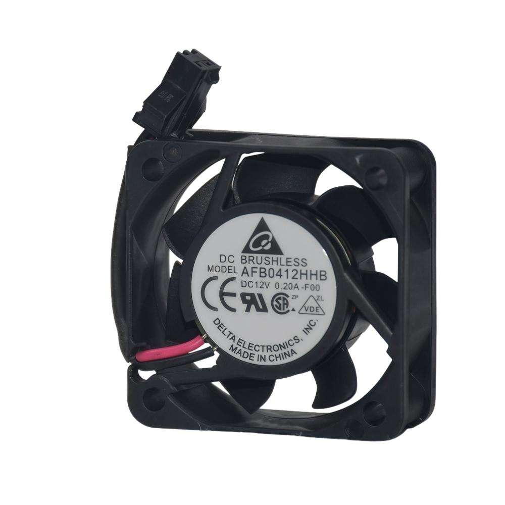Delta AFB0412HHB 12V DC 0.2A 4015mm Industrial Inverter Fan 3000rpm Double Ball Bearing Cooling Fan