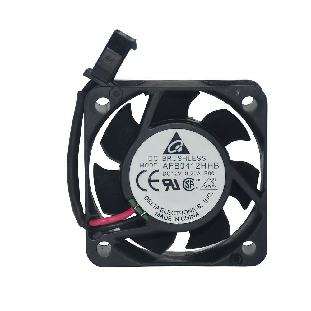 Delta AFB0412HHB 12V DC 0.2A 4015mm Industrial Inverter Fan 3000rpm Double Ball Bearing Cooling Fan