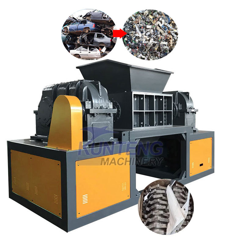 Scrap metal shredder industrial double axis shredder urban garbage household garbage shredder garbage treatment line car shell shredder