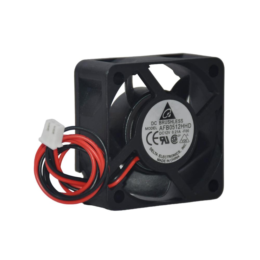 Delta AFB0512HHD 12V 0.21A 5020mm Ball Electric 3000rpm Speed Plastic Blade Industrial Inverter Fan