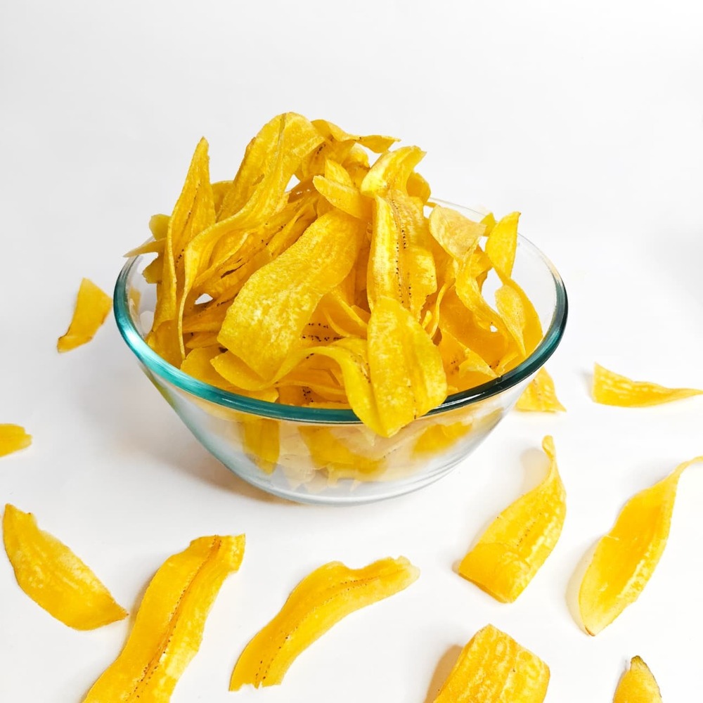 Silky Yellow Banana Chips