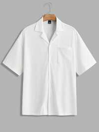 Mens Plain Casual Shirt