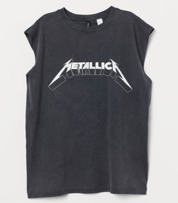 Screen Printed Sleeveless T-Shirt