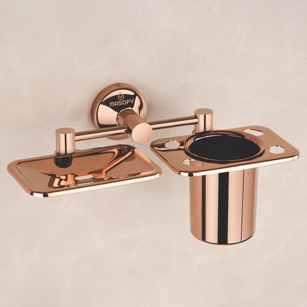 Ov-006 Soap Dish And Tumbler Holder - Color: Various Available