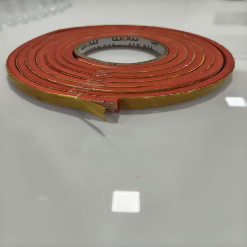 S/a Silicone Fire Proof Foam Gasket - Color: Red