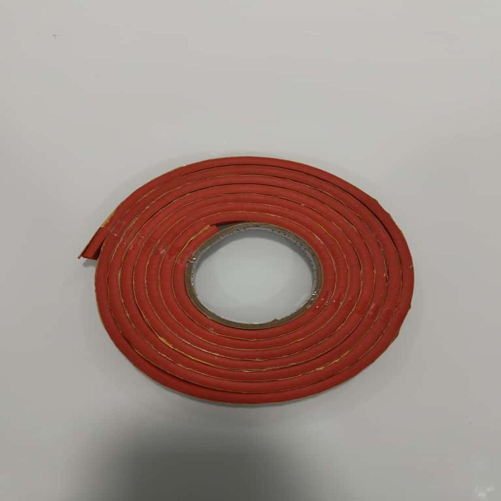 S/a Silicone Fire Proof Foam Gasket - Color: Red