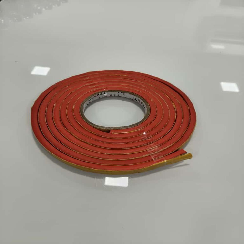 S/a Silicone Fire Proof Foam Gasket - Color: Red