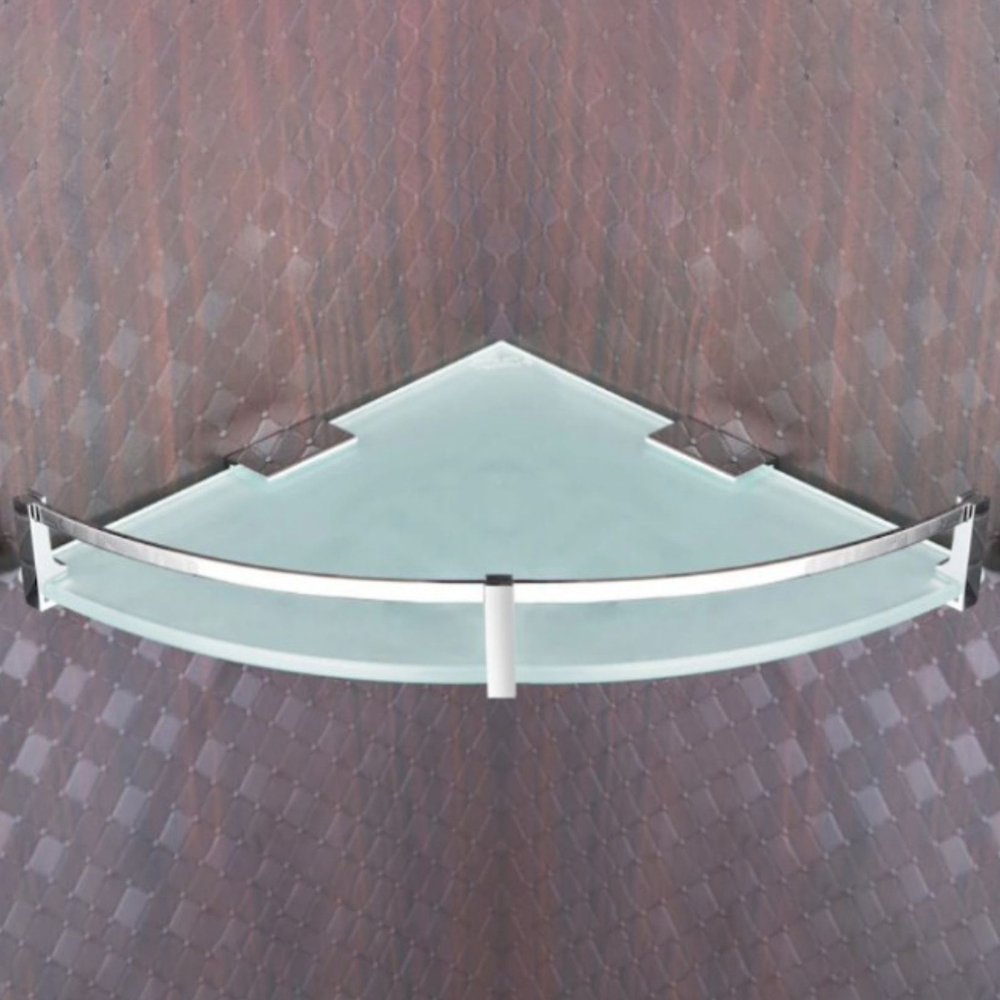 C-01 Glass Corner Shelf - Color: Various Available