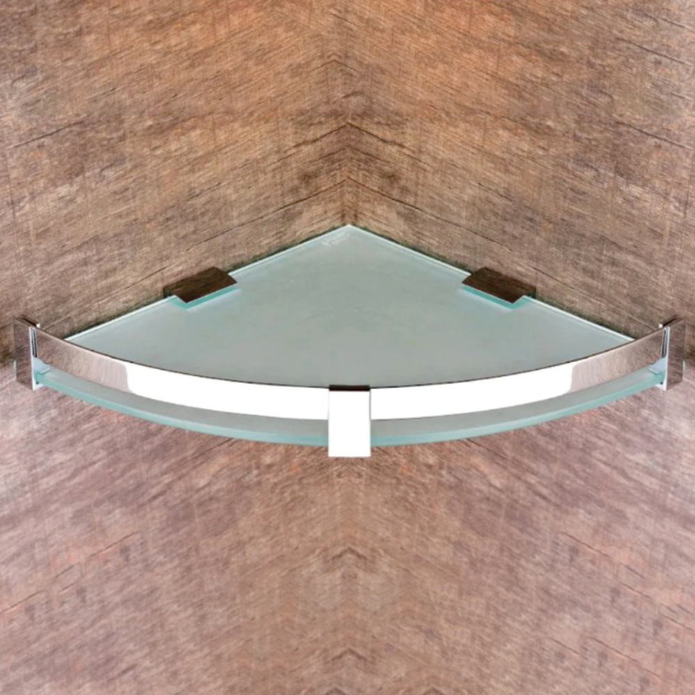C-02 Glass Corner Shelf - Color: Various Available