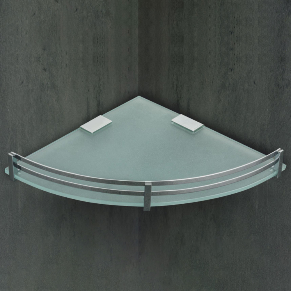 C-03 Glass Corner Shelf - Color: Various Available