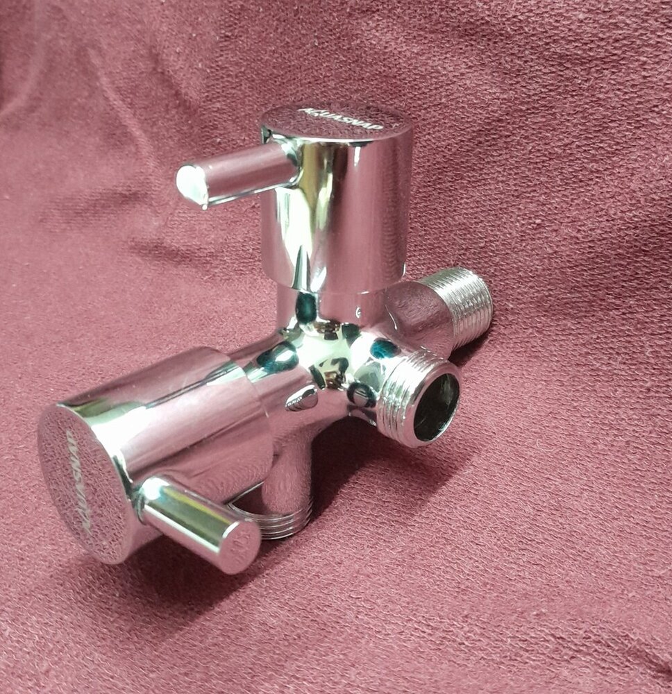 Brass 2 way Angle cock