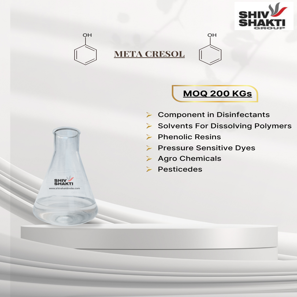Meta Cresol - Application: Pharmaceutical