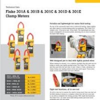 Fluke 301a & 301b & 301c & 301d & 301e Clamp Meters
