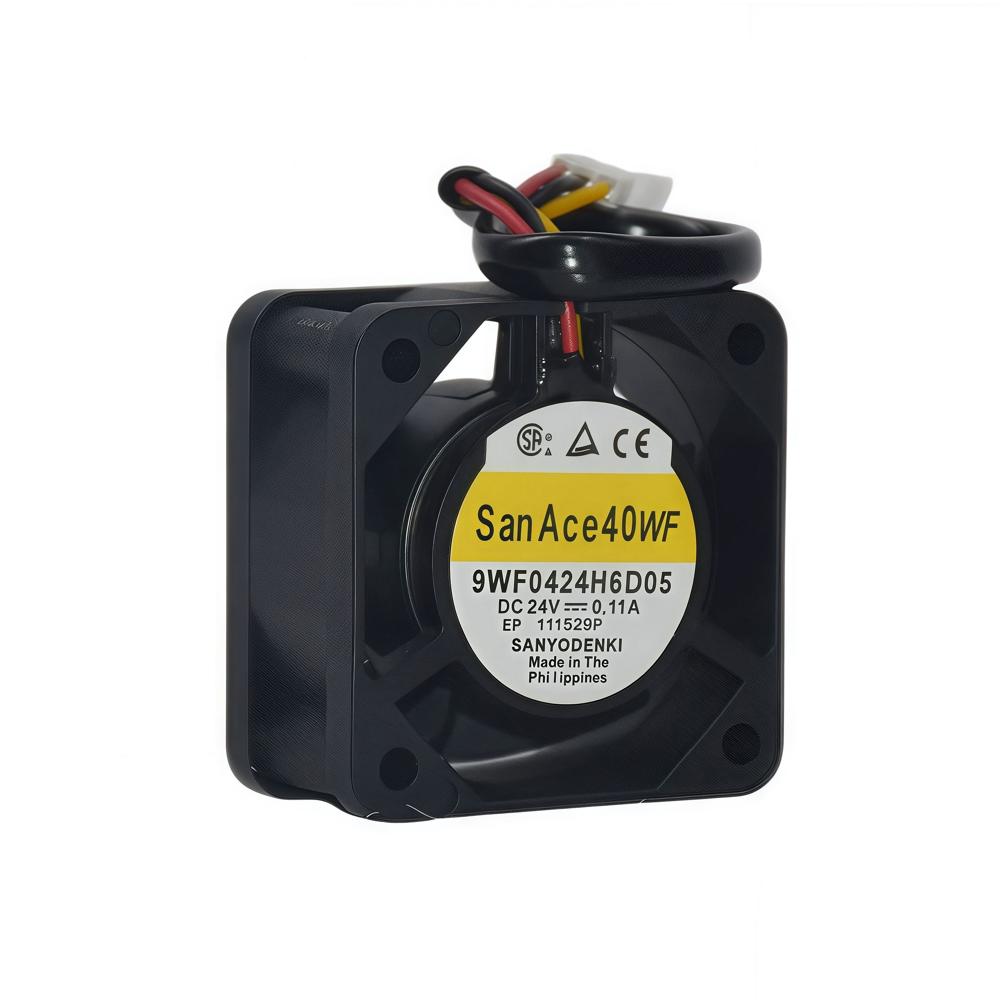 SANACE 9WF0424H6D05 24V 0.11A 4010mm Ball Bearing Plastic Blade Fan Industrial Inverter Cooling Fan