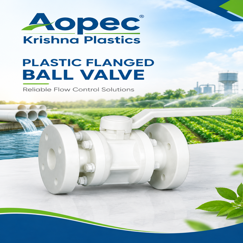 Plastic Flanged Ball Valve - Application: All