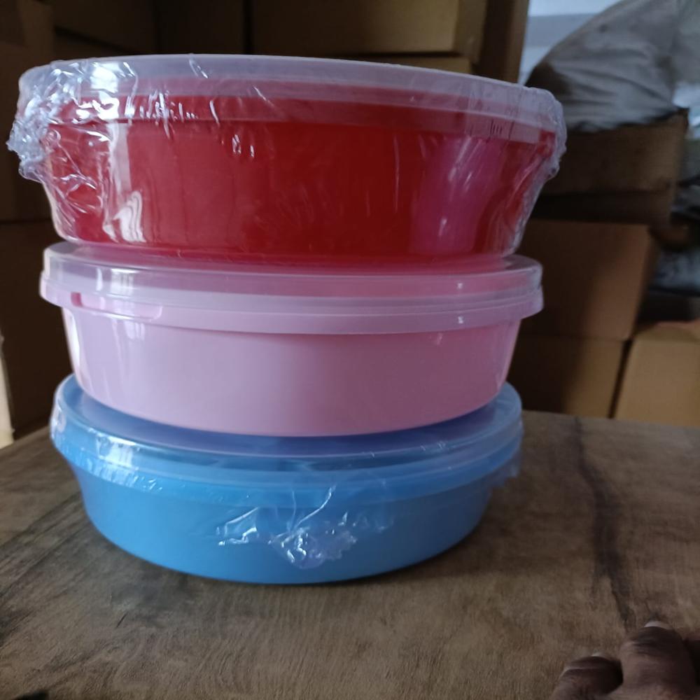 Multipurpose Container Masala Box Spice Box Round - Color: Multicolor