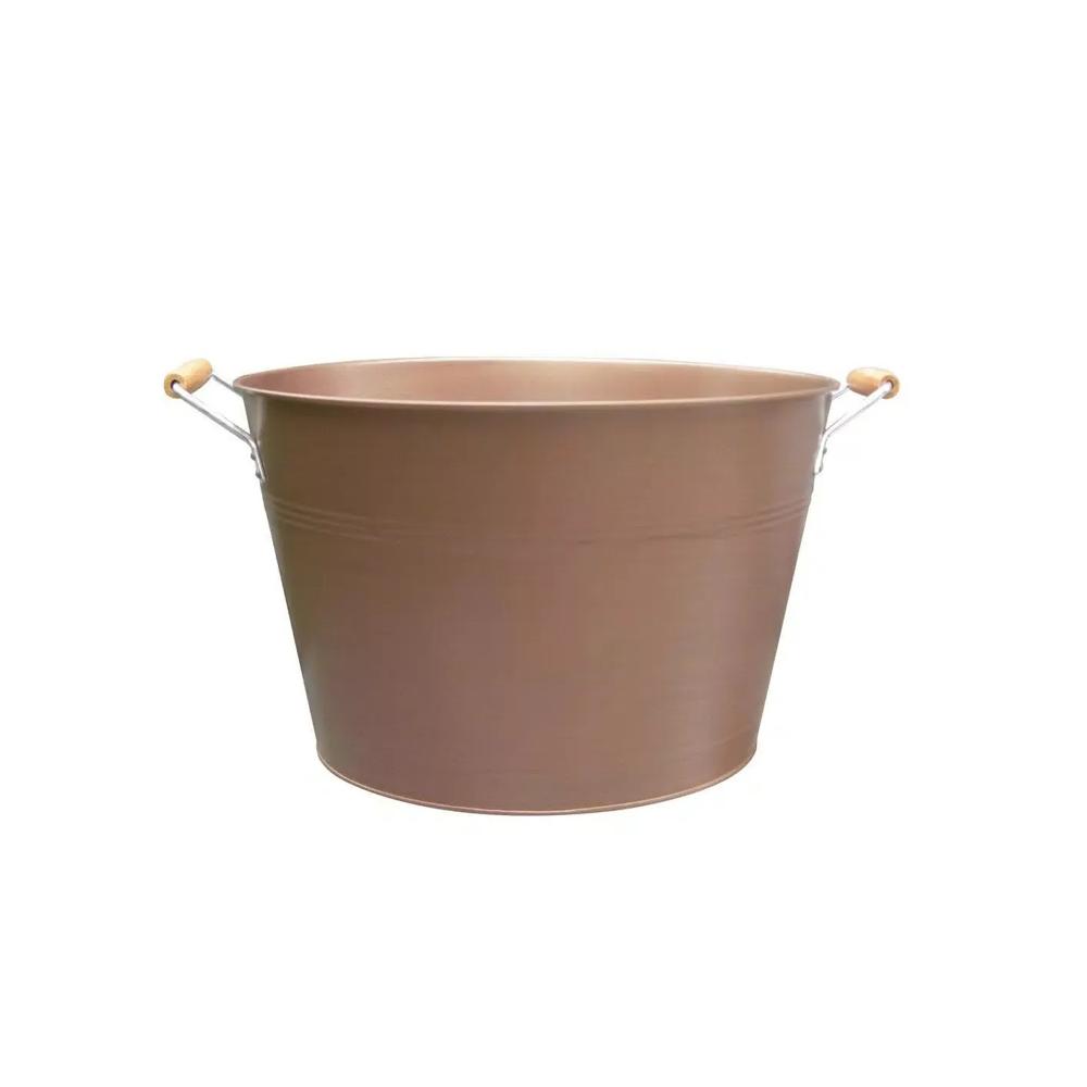 Ice Bar Copper Bucket Metal Hammered For Champagne