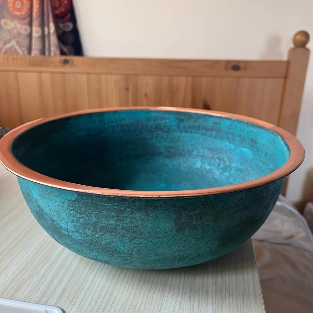 Ice Bar Copper Bucket Metal Hammered For Champagne