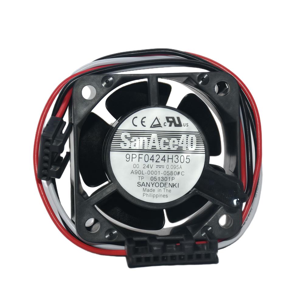 SANACE 9PF0424H305 24V DC 0.095A Industrial Inverter Fan Speed Plastic Blades Cooling Fan 