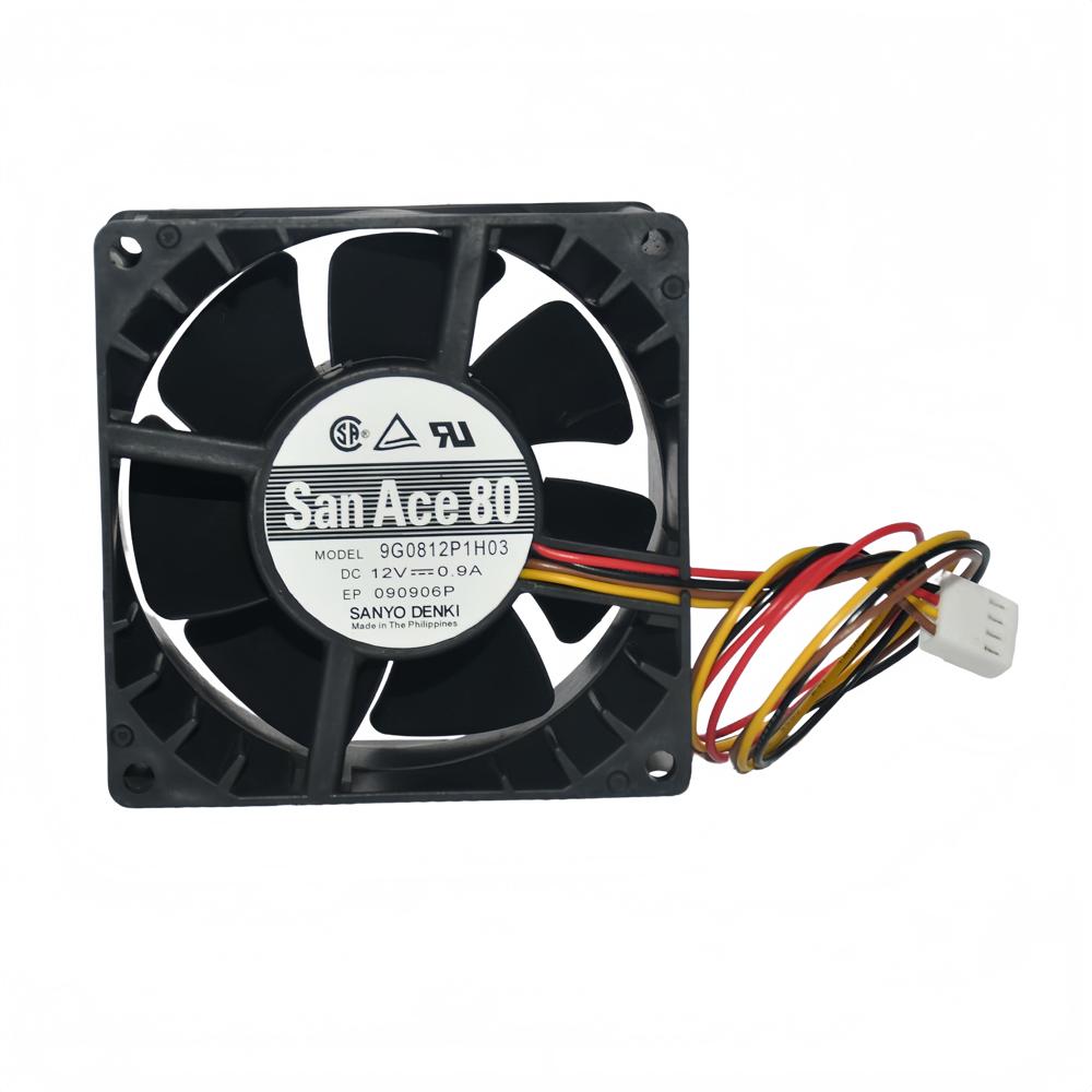 SANACE 9G0812P1H03 12V 0.9A 6015mm PWM Speed Control with Industrial Inverter Fan Cooling Fan